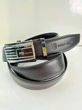 Paolo Scali Leather Belt – Automatic Buckle – 125 cm